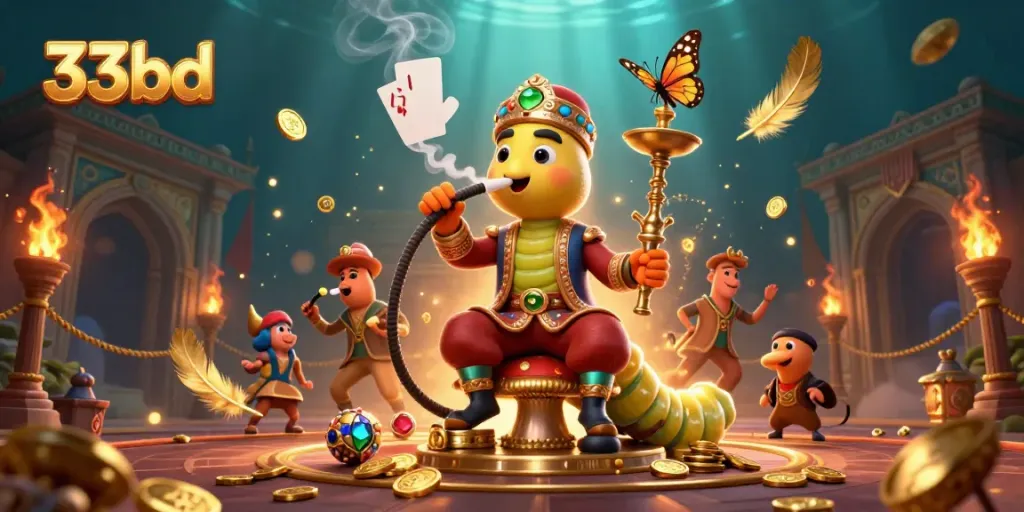 Experience thrilling wins with the exciting gameplay of 33bd in this vibrant casino scene.