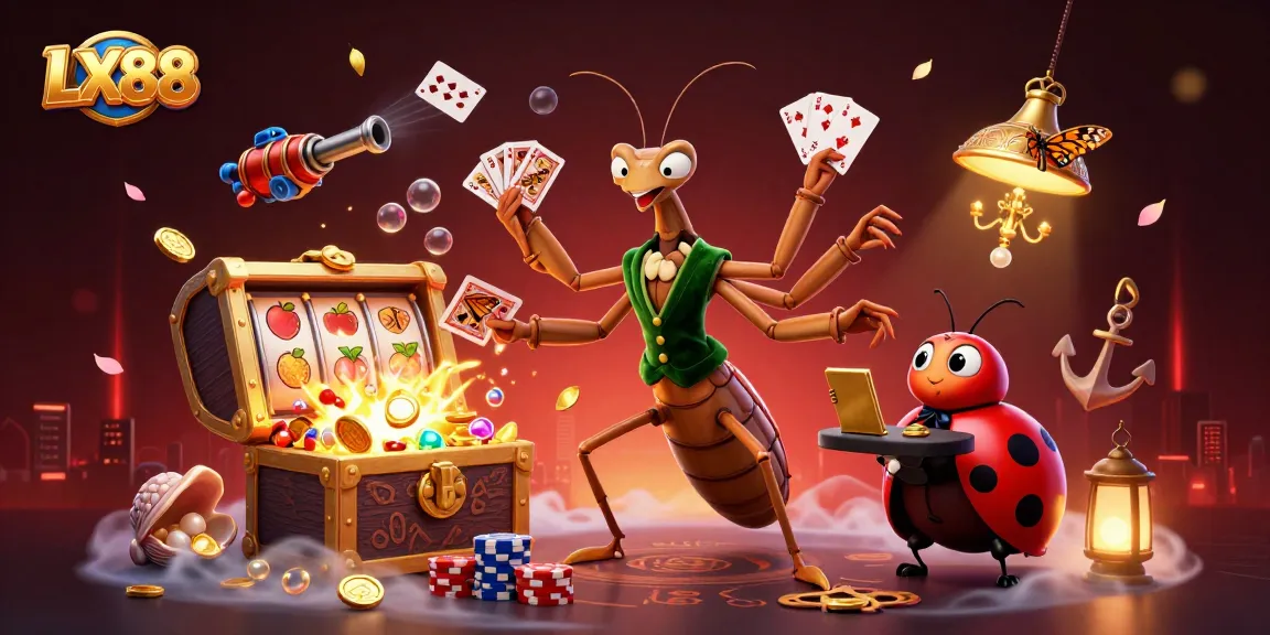 Experience endless excitement at LX88 with animated casino action and vibrant game elements.