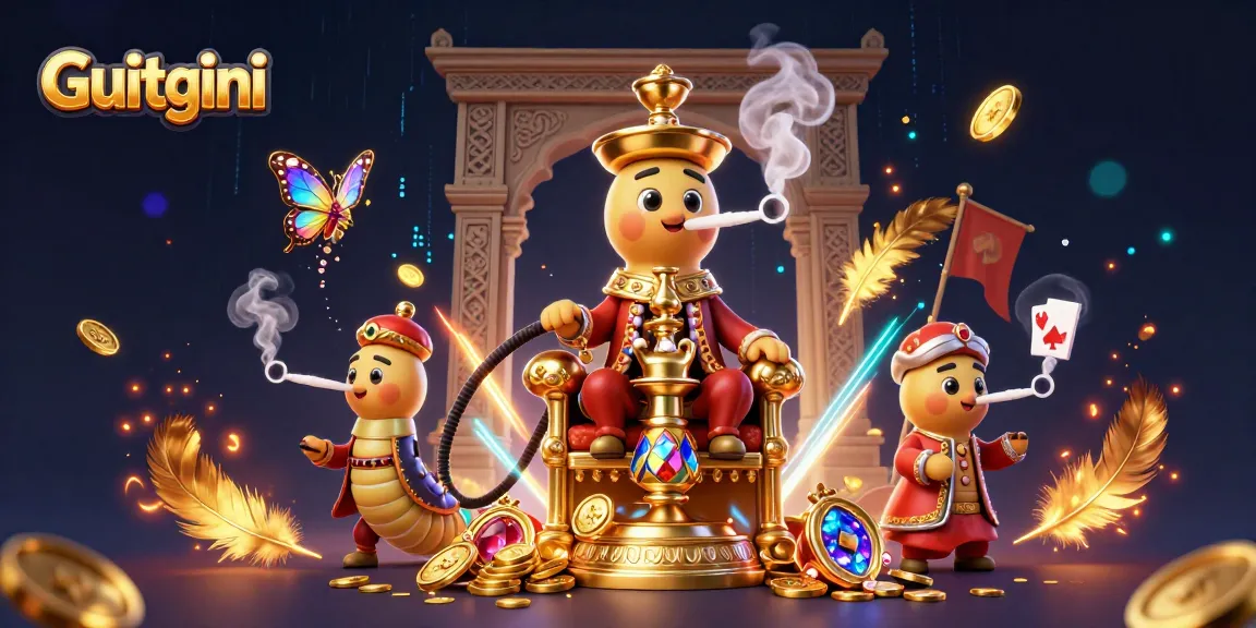 Engage with Guitgini's dynamic gaming scene featuring vibrant characters and immersive elements.