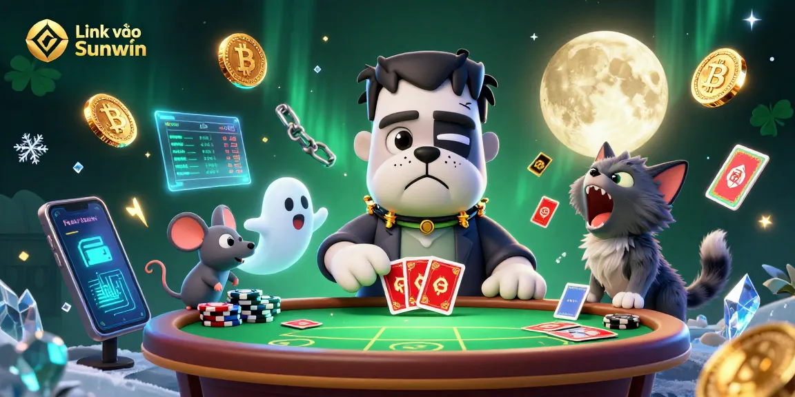Engage in thrilling games with Link vào Sunwin chính thức, showcasing a lively 3D casino atmosphere.