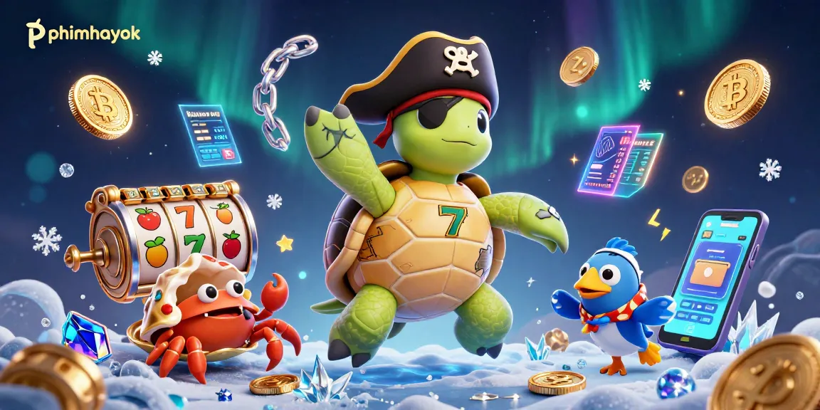 Experience thrilling jackpots with phimhayok, where pirate turtles and treasures meet!