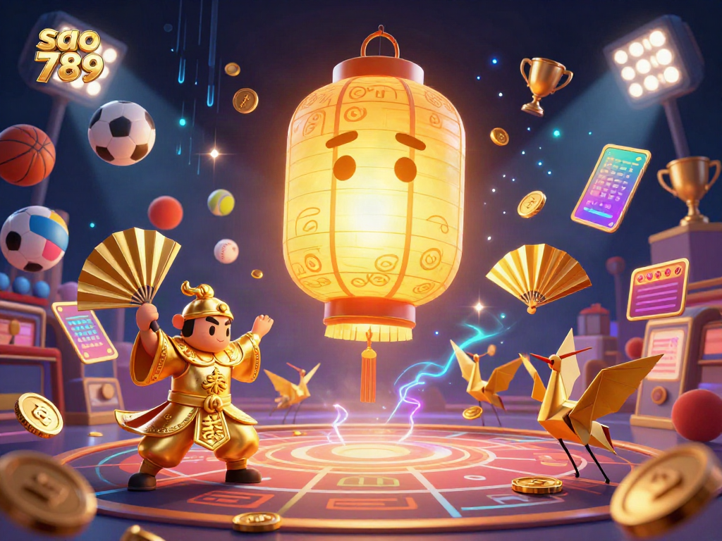 Experience thrilling gameplay at sao 789 with colorful casino characters and dynamic elements.