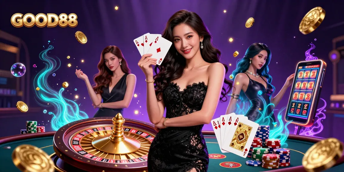 Experience BIG WINS at GOOD88 casino with elegant gameplay, vibrant energy, and luxury vibes.