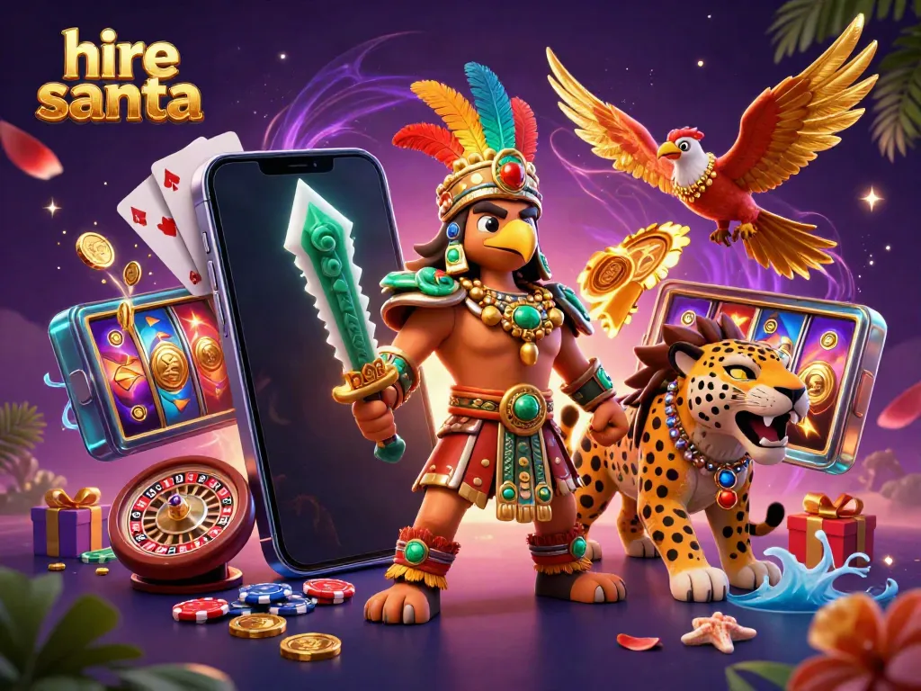Engage in festive fun with hire santa while discovering exciting casino games and rewards.