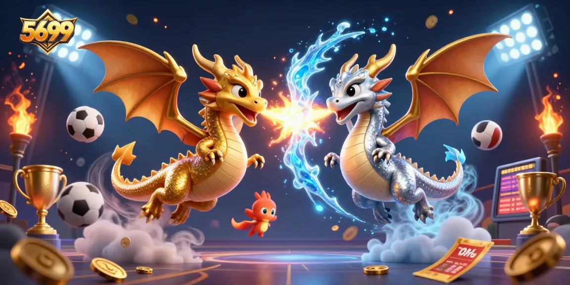 Experience exciting gameplay with 5699's unique 3D dragons, flames, and sports betting elements