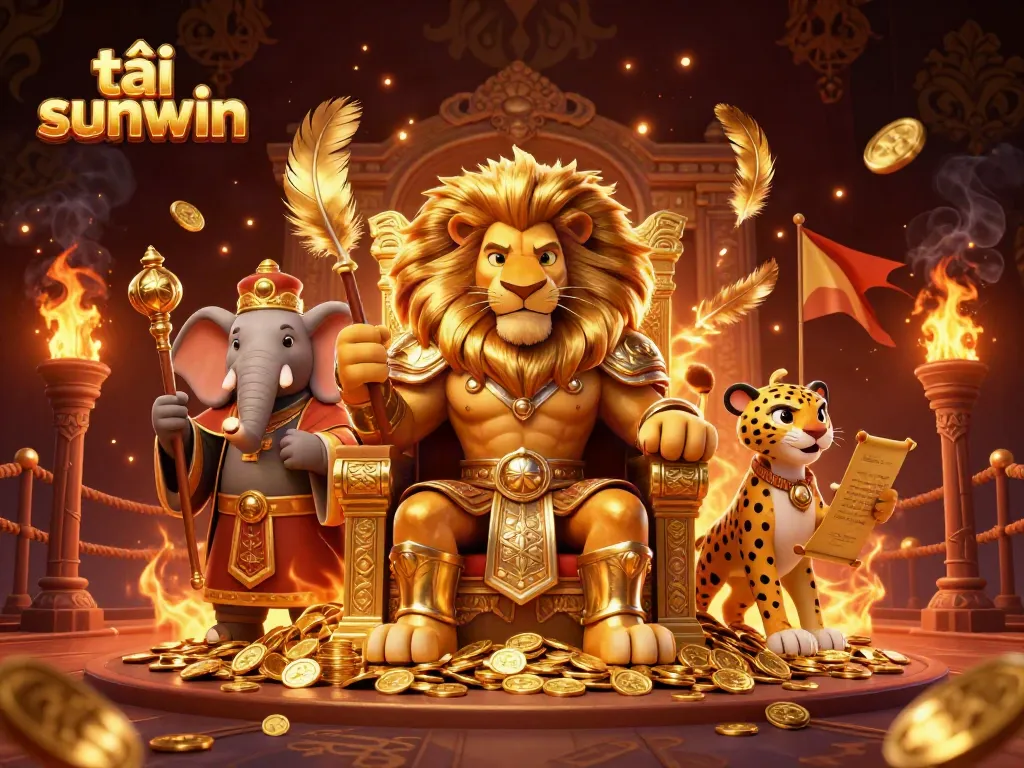 Engage in thrilling gaming with tải sunwin at a vibrant online casino featuring lively characters.
