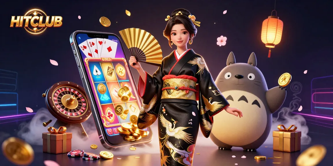 HITCLUB players enjoy thrilling gaming moments with vibrant, dynamic casino elements in a rich 3D scene.
