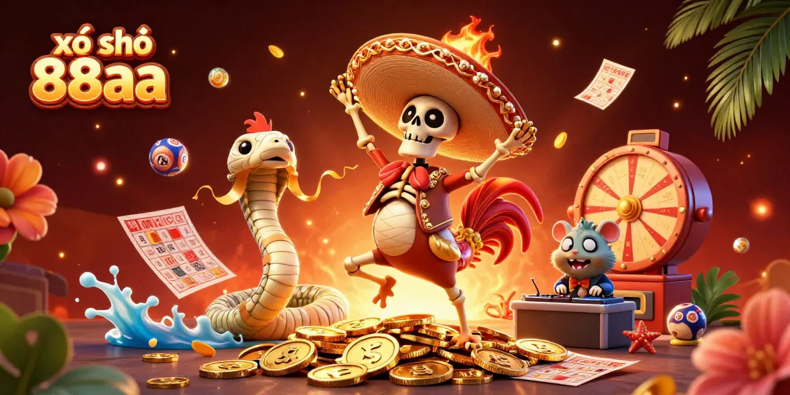 Experience thrilling action with xổ số 88aa lottery characters amid vibrant visuals and dynamic game elements.