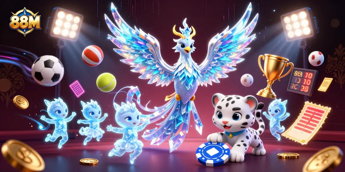 Experience thrilling moments at 88M with vibrant characters and dazzling game elements.