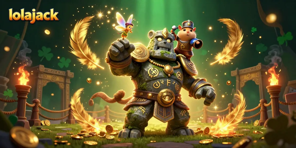 Join the thrilling adventure at lolajack with enchanting characters and dynamic casino game elements.