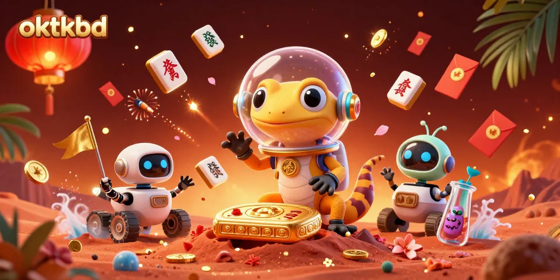 Engage in thrilling gameplay as oktkbd showcases a Martian gecko finding a hidden casino on Mars.