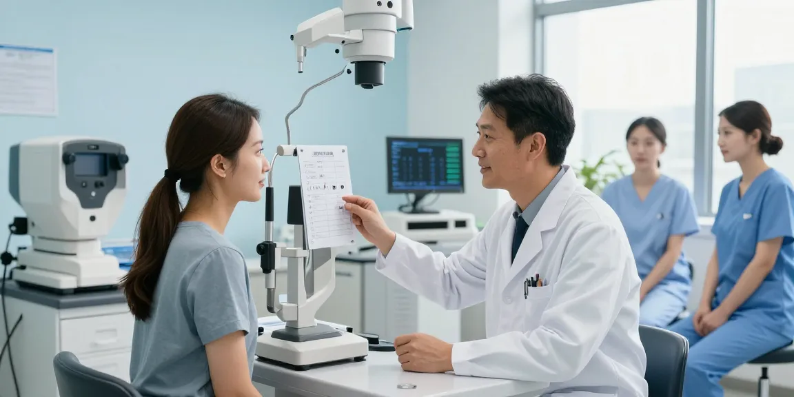Advanced eye care consultation at snuseoulglobal.com clinic, showcasing personalized treatment options and modern technology.