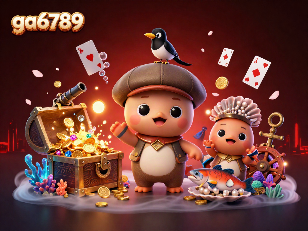 Engage in thrilling gaming action at ga6789 with dynamic characters and vibrant casino elements.